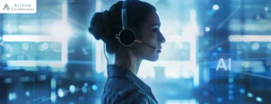 Illustration of Al agent working on AI contact center platform on Teams