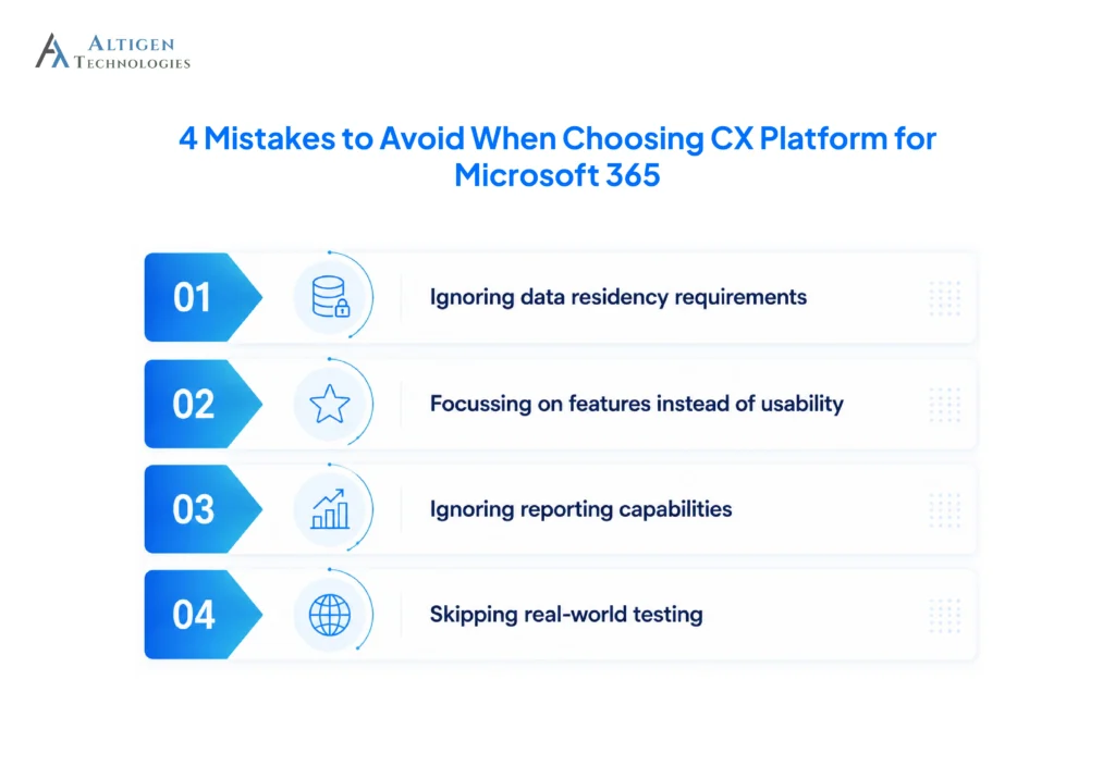 Common mistake you should avoid when selecting a customer experience platform that integrates with Microsoft 365